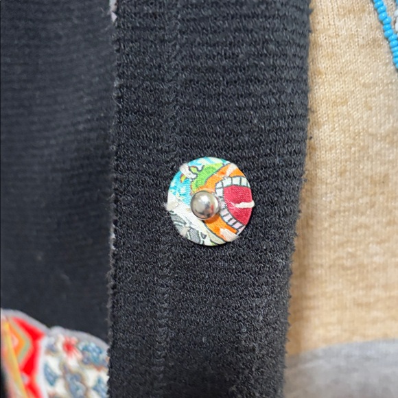 Johnny Was Floral Patchwork Black Jacket - Picture 14 of 14